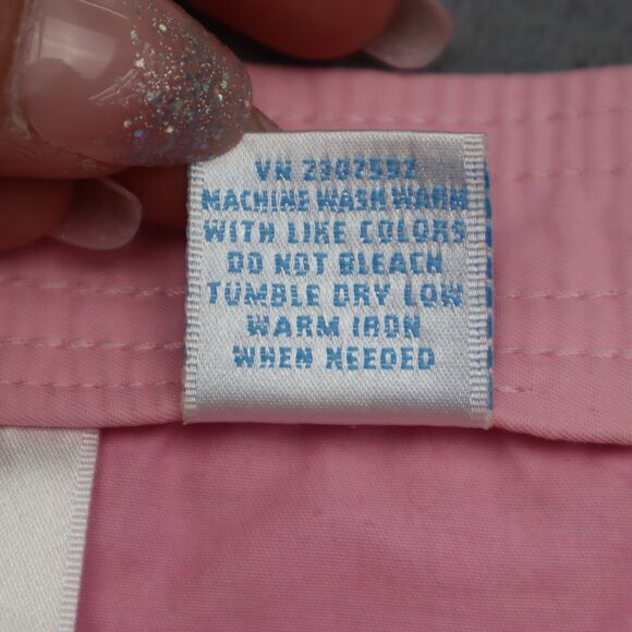 Pro Spirit Pants Womens 2XL Pink Plain High Waist Flat Front Ankle Zip - Picture 7 of 16